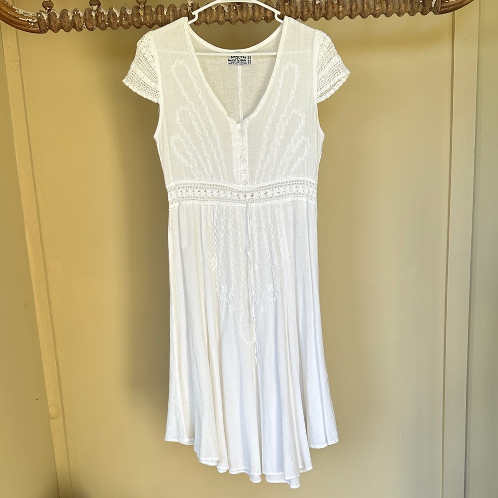 White Embroidered Shirt